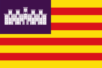 Flagge der Balearischen Inseln